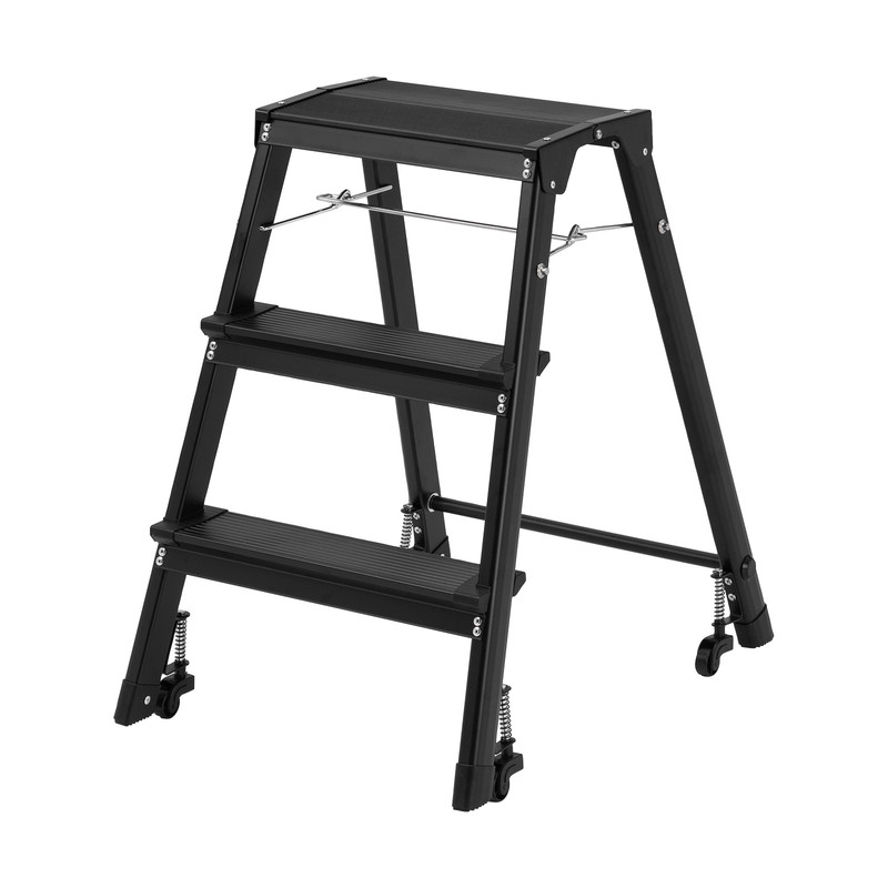 日本山业铝合金三步人字梯150kg