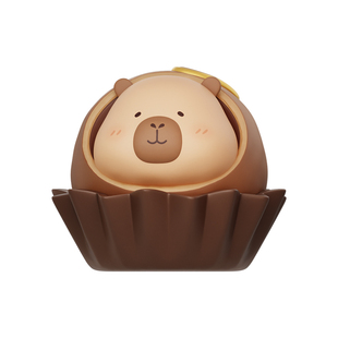 豚豚崽巧克力系列萌粒盲袋盲盒潮流手办卡皮巴拉可爱迷你桌面摆件