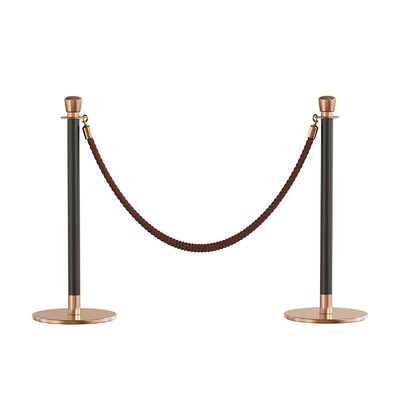 创宾玫瑰金礼宾杆挂绳一米线