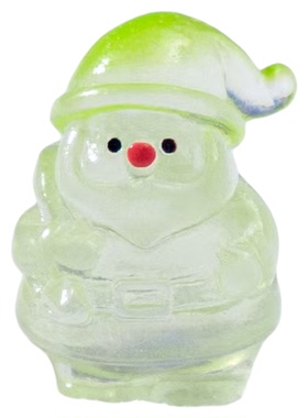 跨境新品夜光可爱圣诞老人公仔