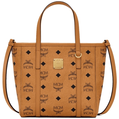 [新年礼物]MCM TONI迷你手提购物袋菜篮子斜挎托特包通勤时尚女包