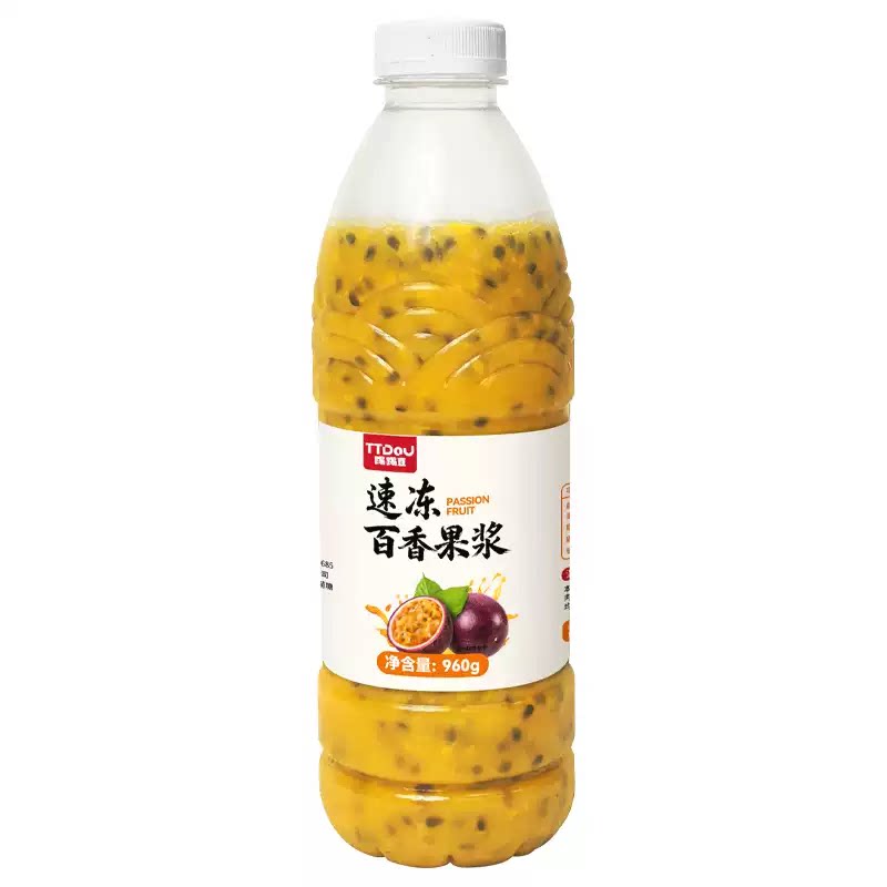 冷冻百香果原汁果酱960g奶茶用