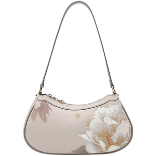 【新年礼物】新中式刺绣腋下包斜挎真皮女包妈妈大容量单肩包