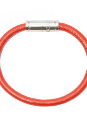 ROADLATIVE红色皮革手环男女情侣