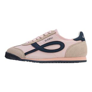 GLO BULL原创粉色休闲女鞋2025秋冬软底透气百搭德训鞋轻便阿甘鞋