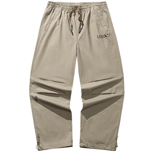 安踏凯里欧文梭织休闲长裤男正品美式工装裤直筒裤子男172611506