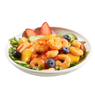 吉野物语即食虾仁低脂高蛋白健身轻食新鲜对虾海鲜零食熟虾仁虾肉