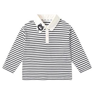 【poloT恤】嘟嘟家男童T恤春季儿童长袖上衣女童春装宝宝小童装潮