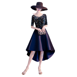 高端晚礼服女气场女王宴会高贵气质名媛成人聚会连衣裙平时可穿夏