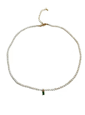 手作天然强光珍珠项链