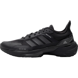 阿迪达斯正品休闲鞋男鞋2025冬季新款经典黑色健步运动鞋跑步鞋子