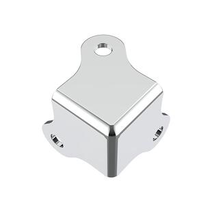 木箱包角不锈钢护角三面直角防撞贴片迷你角码铁五金配件连接件