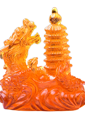 2026年马年祥龙护塔摆件