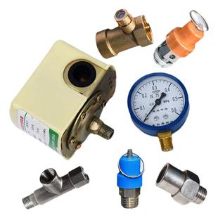 无塔供水器接头配件压力罐开关测压表防负压安全一体三通止回阀门