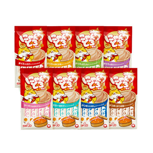 地狱厨房鱼籽猫条200支营养补水互动零食成幼猫罐头咕噜酱增肥