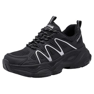 大东官方正品黑色厚底增高老爹鞋