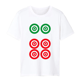 红中发财白板短袖T恤麻将图案万子筒子条子宿舍服兄弟装活动衣服