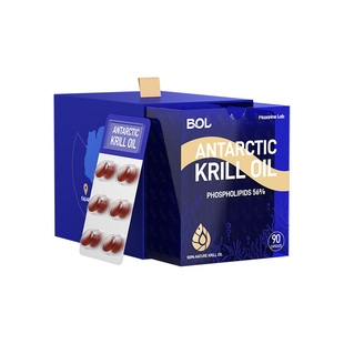 BOL纯南极磷虾油56%磷脂90粒小磷通鱼油升级款omega3虾青素量贩装