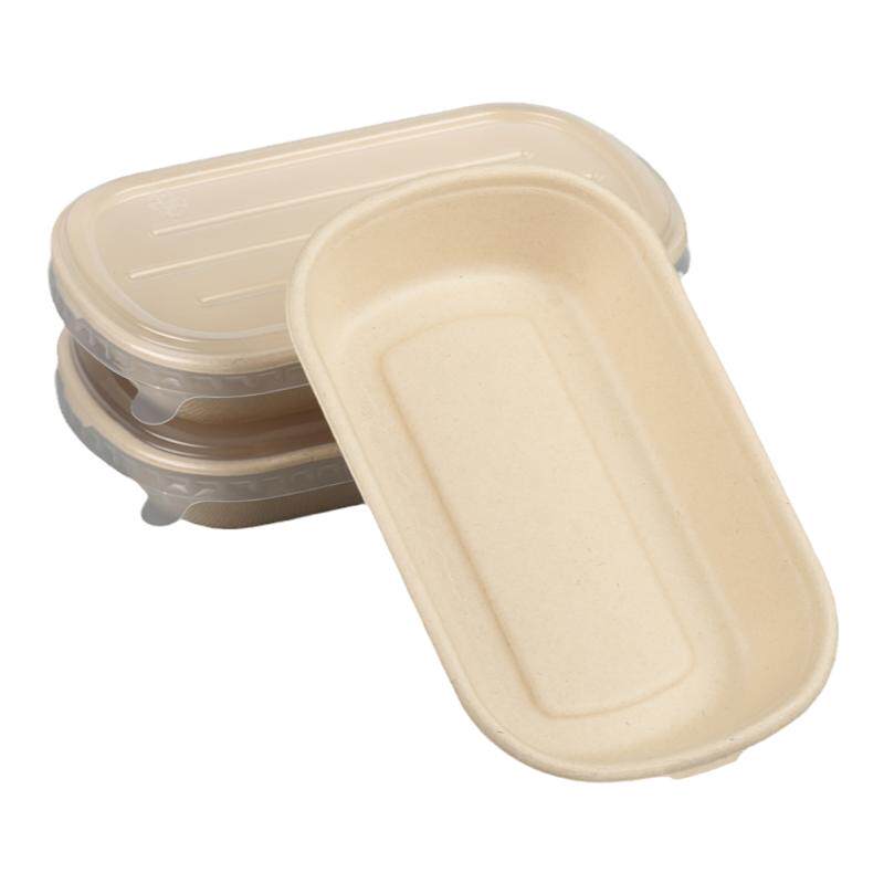 一次性牛皮纸方盒加厚食品级