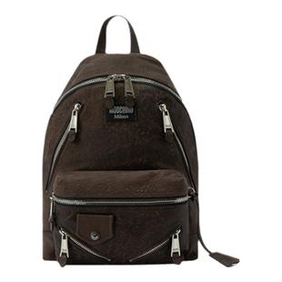 【特享倒计时】Moschino/莫斯奇诺男士大容量双肩包多拉链背包