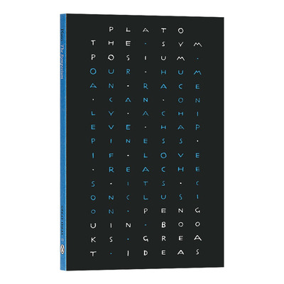 会饮篇 柏拉图 The Symposium Plato Penguin Great Ideas 英文原版企鹅伟大的思想系列文学视野进口英语书籍