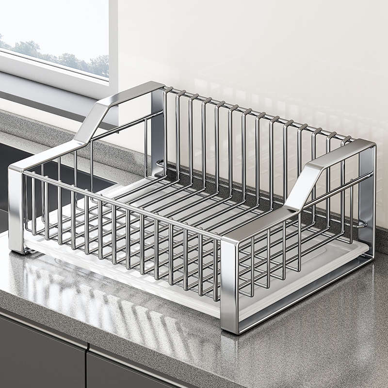 304不锈钢碗碟收纳架厨房置物架沥水篮晾碗架碗筷碗盘沥水架