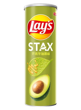 乐事STAX薯片罐装90克