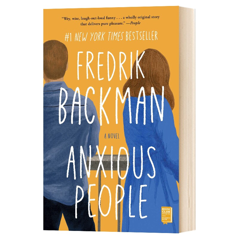焦虑的人 英文版 Anxious People 平装 英文原版 Fredrik Backman 弗雷德里克贝克曼 进口英语书籍 英语小说