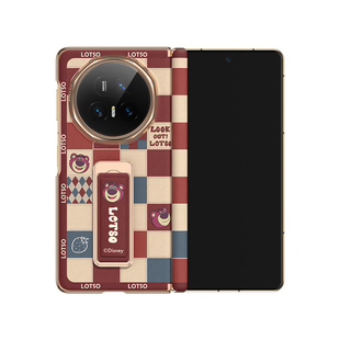 迪士尼适用荣耀magiv5手机壳v3折叠屏新款磁吸中轴铰链全包magic v5保护壳高档皮纹magicv3外壳带腕带支架