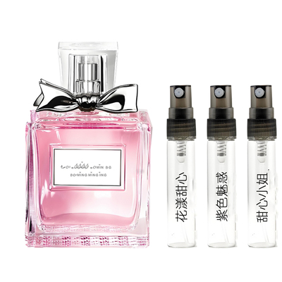 正品香水小样花漾甜心小姐真我旷野粉红色魅惑白紫红蓝毒清新香水