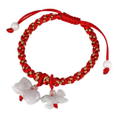 灵机麦玲玲2025蛇年生肖红绳属相年手链女手绳兔马蛇鼠鸡吉祥物