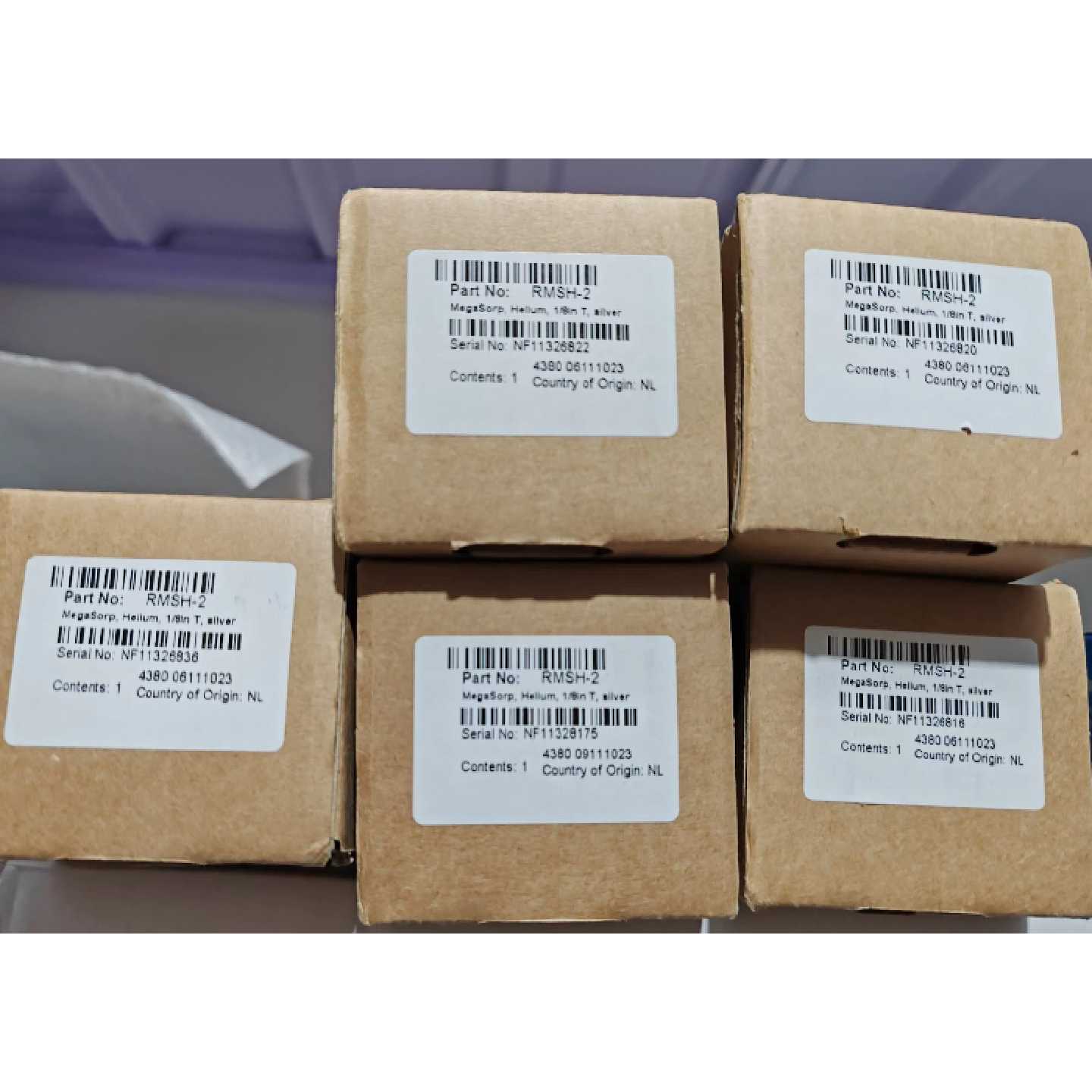 议价安捷伦RMSH-2氦气捕集阱，1/8英寸银色，全新未拆封