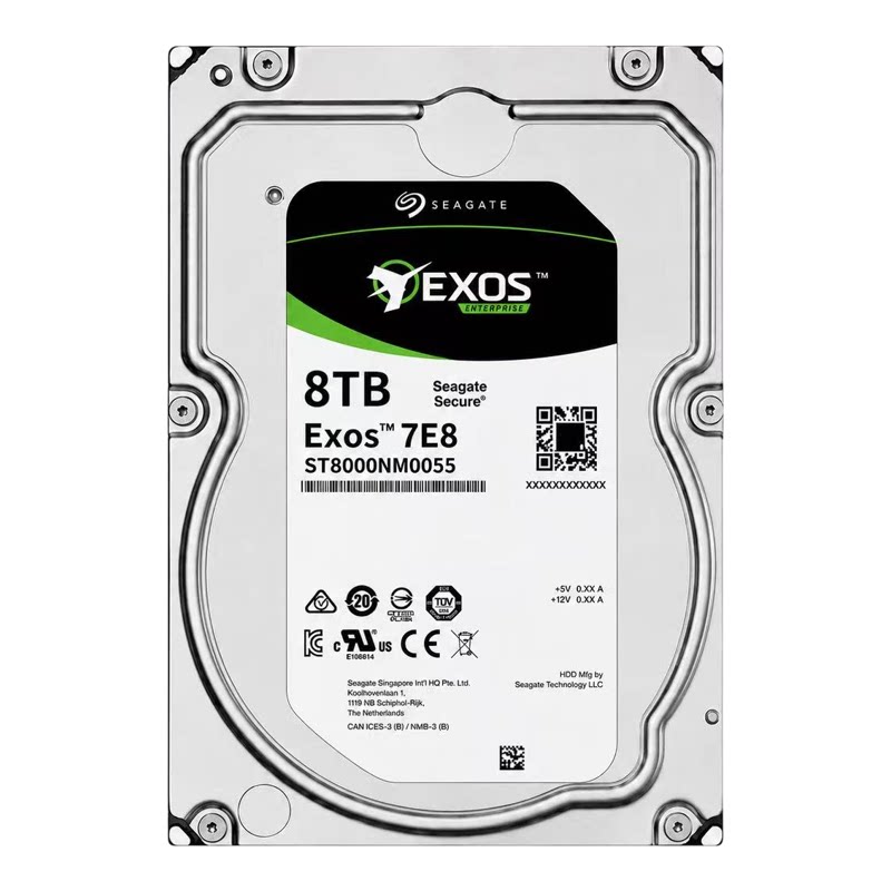 Seagate/希捷ST8000NM0055 银河企业级8T 监控NAS机械硬盘8TB垂直