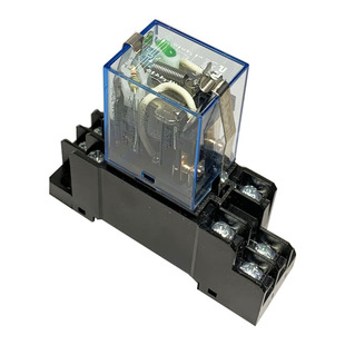 大8脚中间继电器两开两闭10A/AC220/110V/DC48V/36V/DC24V/12V/6V