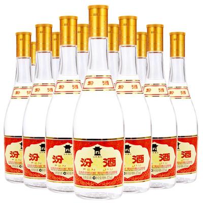 黄盖汾酒6瓶山西高度白酒