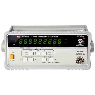 美创仪器FC-3000频率计3.7G8位数显高精度数字频率计灵敏度100mV