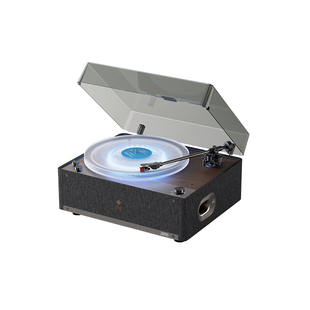 堆石x尊宝Jamo联名黑胶唱片机SS08极光版音响发光新年礼物