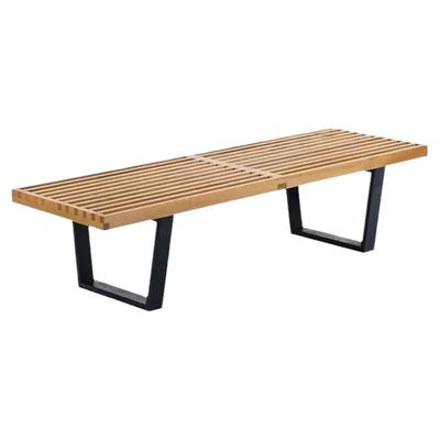 尼尔森艺术原木换鞋凳床尾凳