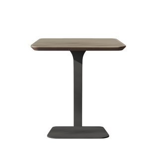 客厅家用马鞍皮c型边几意式极简沙发边桌小茶几玄关床头轻奢角几