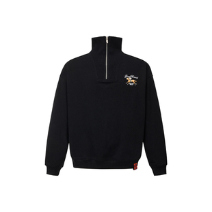 【官方正品】GOODBRAND 马年刺绣植绒logo半高领卫衣 李宏毅同款