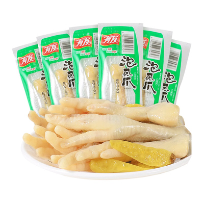 有友泡椒凤爪28g辣的鸡爪