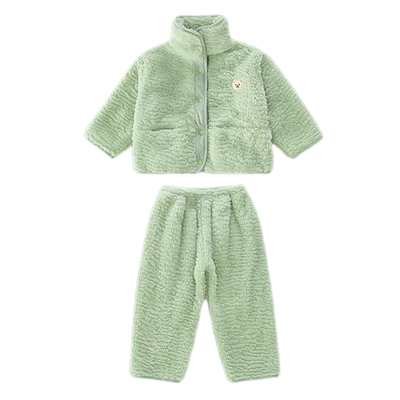 儿童睡衣珊瑚绒加绒加厚家居服