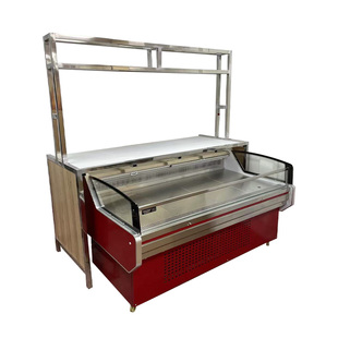 不锈钢猪肉分割台超市卖肉工作台剁肉台剁骨台杀鱼台挂肉架可定做