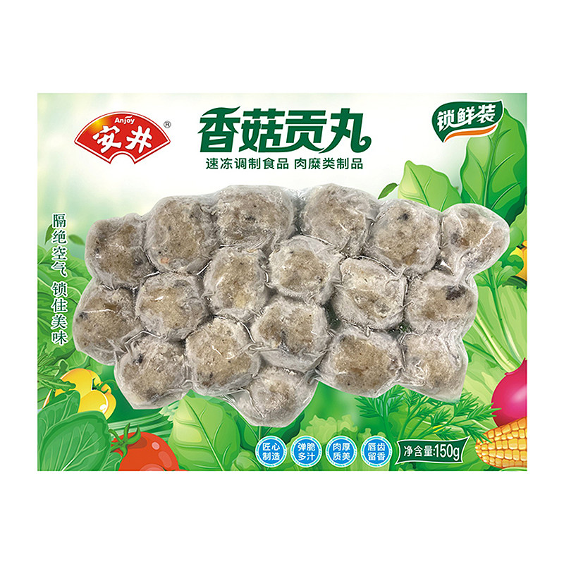 安井锁鲜香菇贡丸火锅丸子食材