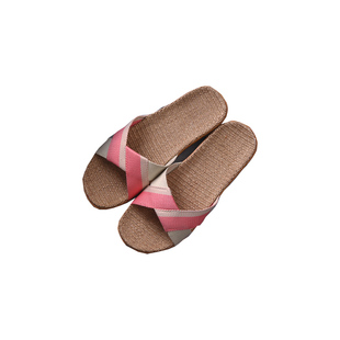 JOJO'S L. PD.Lei.亚麻拖鞋家居夏季厚底居家夏天凉拖鞋 | 雷雷