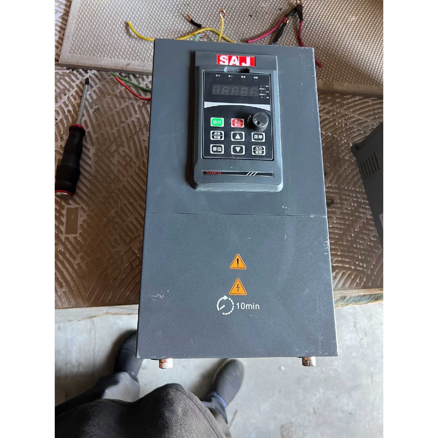 议价三晶变频器,PDG10-4T015B,15kw,二手拆机,成