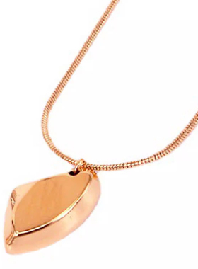 钛钢不褪色三生石许愿项链女