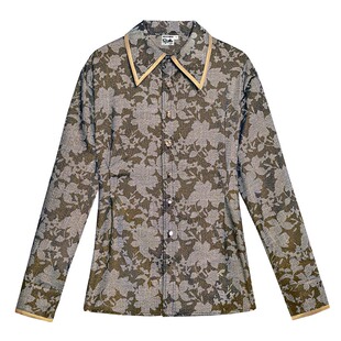 金绻 复古金丝提花束腰修身衬衫 山谷少年独立设计师原创男装品牌