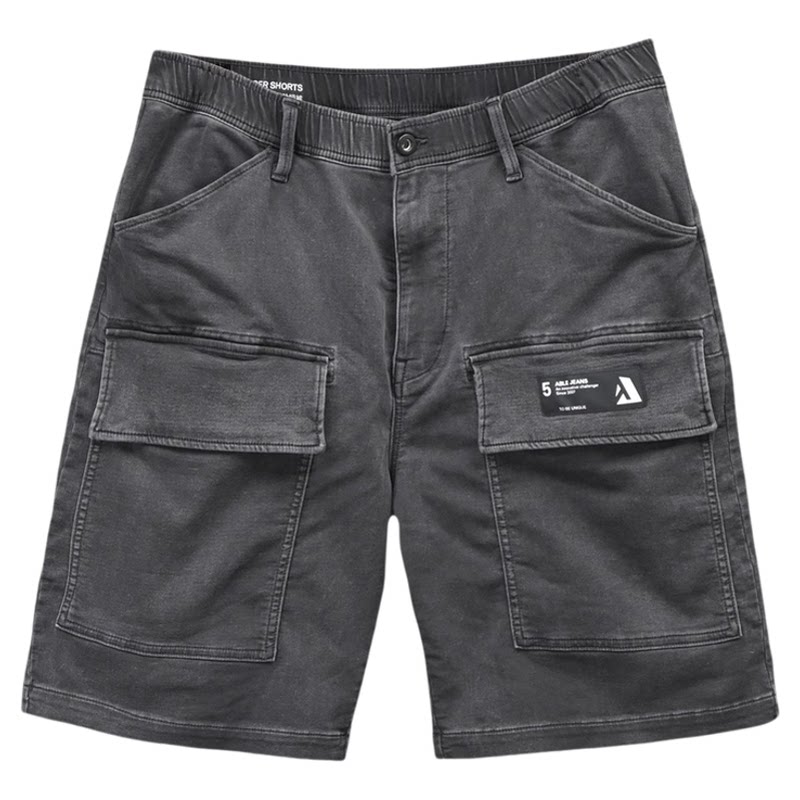 ABLE,JEANS针织牛仔短裤松紧腰