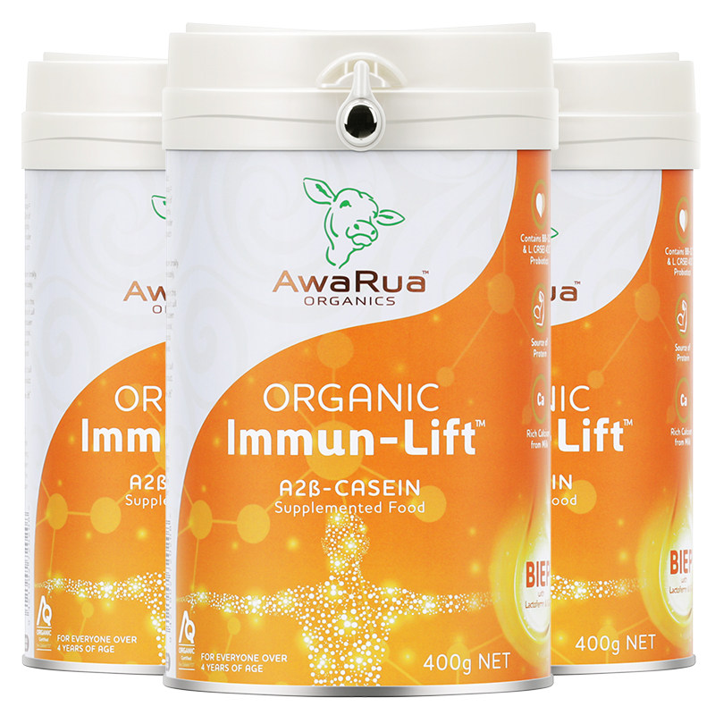 阿瓦鲁新西兰有机A2奶粉830g*3